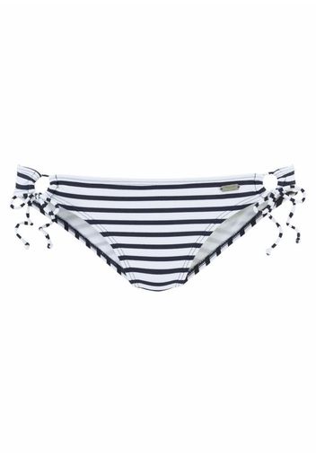VENICE BEACH Pantaloncini per bikini 'Summer'  bianco / navy