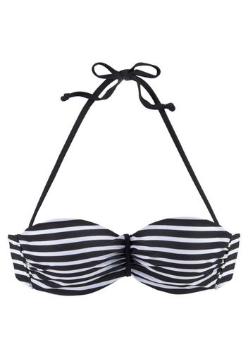 VENICE BEACH Top per bikini  bianco / nero