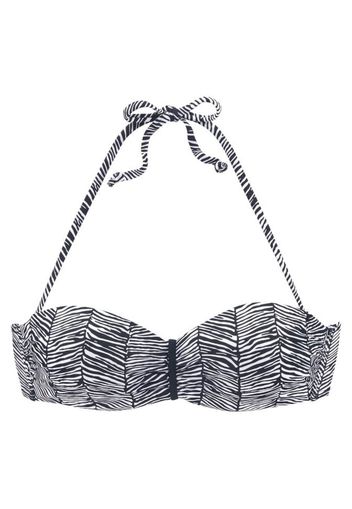 VENICE BEACH Top per bikini 'Sugar'  nero / bianco