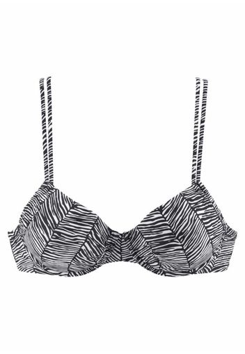 VENICE BEACH Top per bikini 'Sugar'  nero / bianco