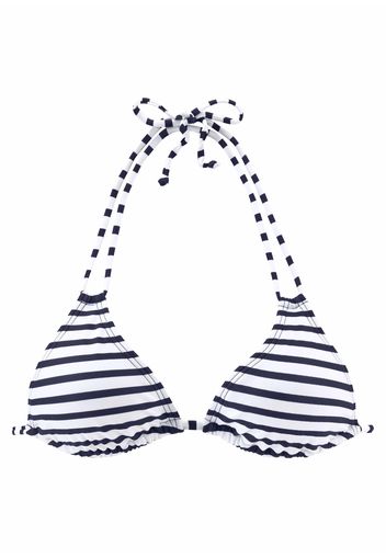 VENICE BEACH Top per bikini  bianco / nero / blu