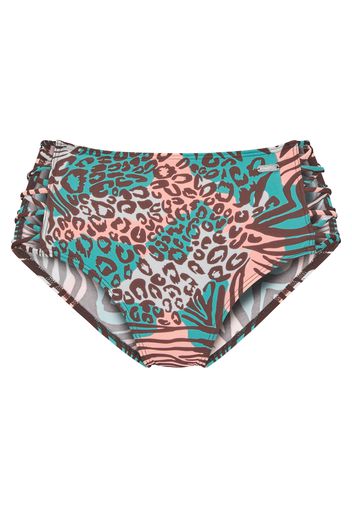 VENICE BEACH Pantaloncini per bikini  cioccolato / giada / bianco / rosa chiaro