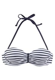 VENICE BEACH Top per bikini 'Summer'  bianco / navy