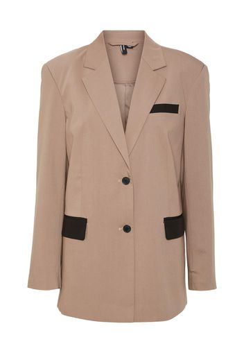 Vero Moda Collab Blazer 'Victoria'  beige scuro / marrone scuro