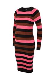 Vero Moda Maternity Abito in maglia 'CLEO'  nero / rosa / marrone