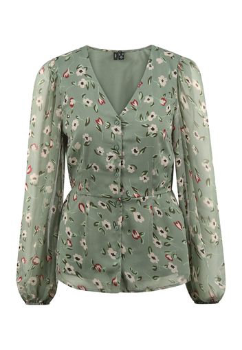 Vero Moda Tall Camicia da donna 'KAY'  menta / bordeaux / verde scuro / bianco