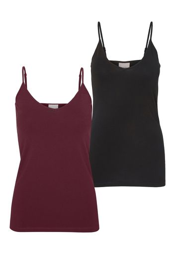 Vero Moda Tall Top  nero / rosso sangue