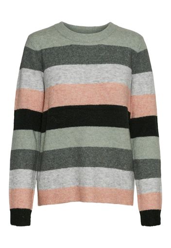 Vero Moda Tall Pullover 'Plaza'  grigio sfumato / verde / albicocca / nero