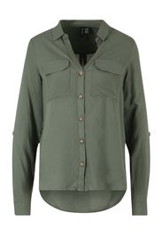 Vero Moda Tall Camicia da donna 'BUMPY'  verde scuro