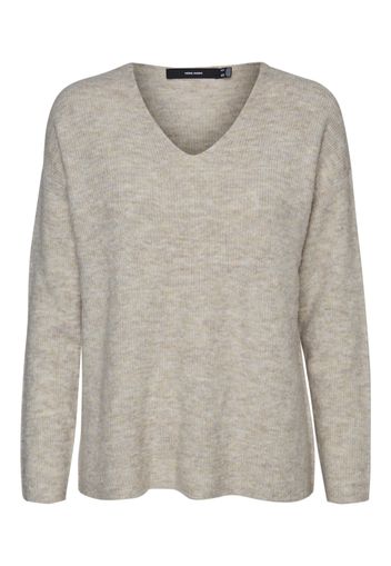 VERO MODA Pullover 'VMCREWLEFILE'  grigio sfumato