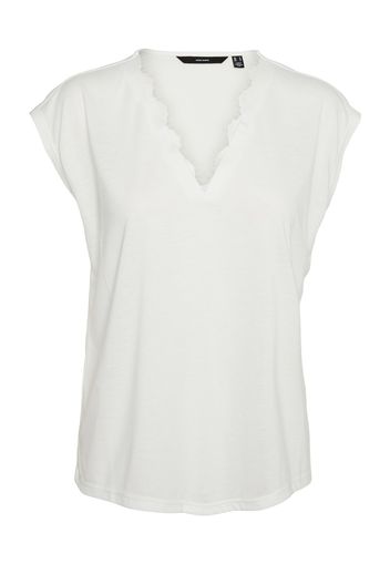 VERO MODA Maglietta 'Carrie'  bianco naturale