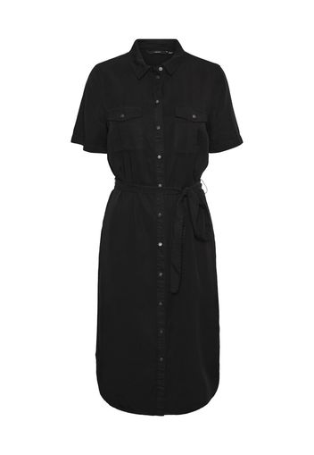 VERO MODA Abito camicia 'VMSILJA'  nero