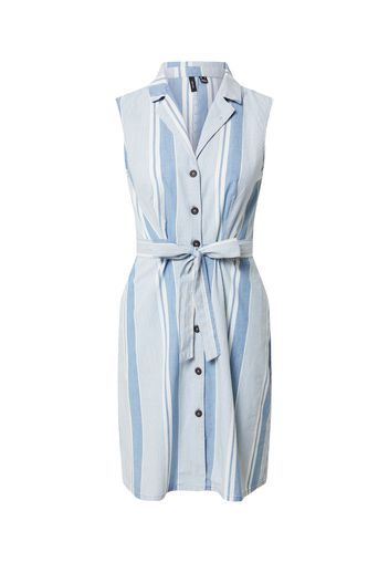 VERO MODA Abito camicia 'Akelasandy'  blu fumo / bianco