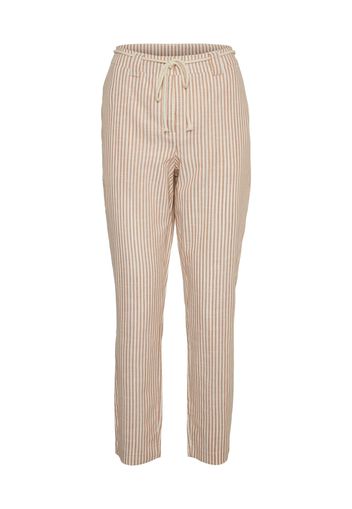 VERO MODA Pantaloni 'Frida'  bianco / camello