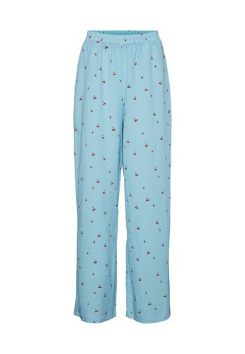 VERO MODA Pantaloni 'Lolly'  blu chiaro / verde chiaro / rosso