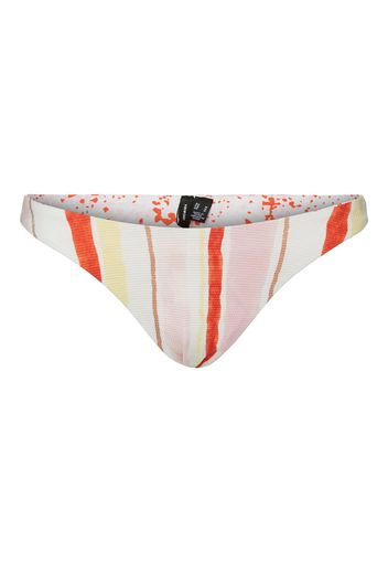 VERO MODA Pantaloncini per bikini 'SINE'  bianco / arancione scuro / rosa / giallo chiaro / marrone chiaro