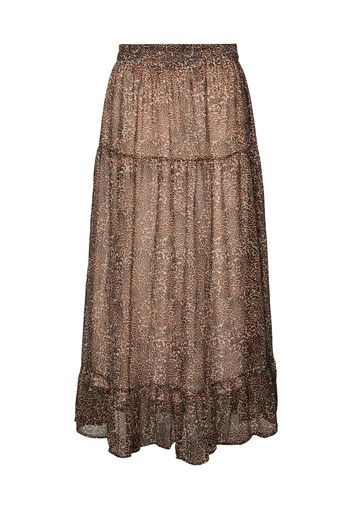 VERO MODA Gonna 'Kaya'  marrone / beige / marrone scuro