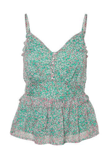 VERO MODA Top 'URBA'  verde / rosa / bianco / nero