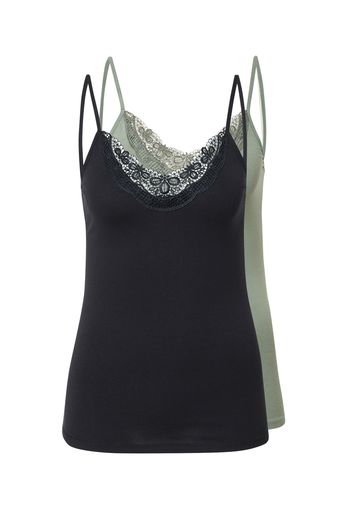 VERO MODA Top 'INGE'  nero / oliva