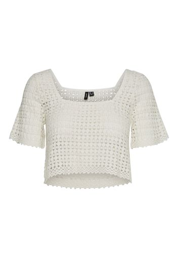 VERO MODA Top 'JADA'  bianco / bianco naturale