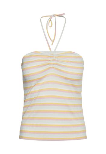 VERO MODA Top 'Tica'  menta / giallo / lilla / bianco