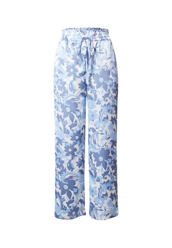 VERO MODA Pantaloni 'ULLA'  blu colomba / bianco / blu chiaro