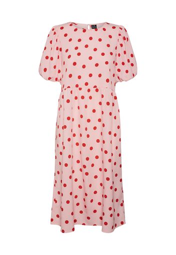 VERO MODA Abito 'Dottie'  rosso / rosa