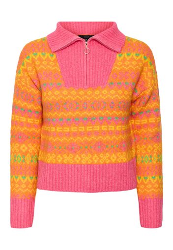 VERO MODA Pullover 'GLO'  giallo / verde / arancione / rosa