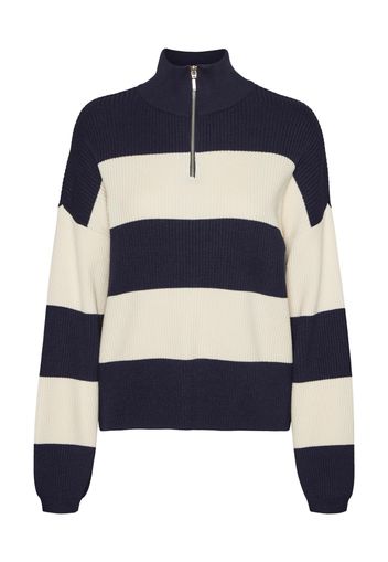 VERO MODA Pullover 'HERMOSA'  beige / navy