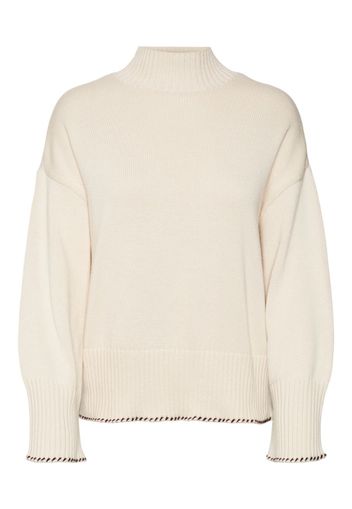 VERO MODA Pullover 'NORAH'  beige / nero