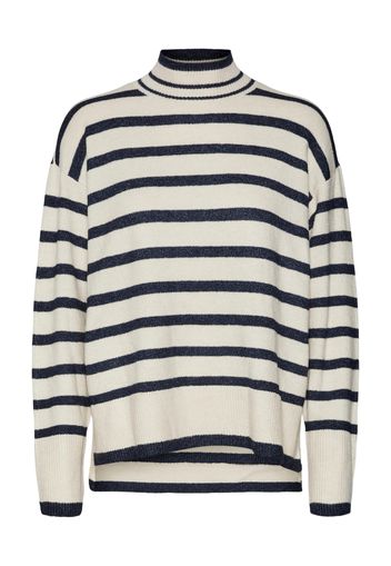 VERO MODA Pullover 'NELLY'  beige / marino