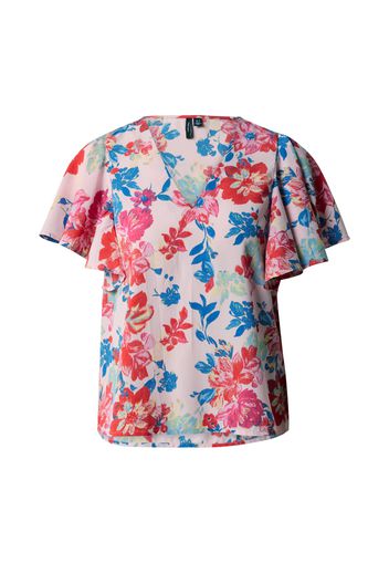 VERO MODA Camicia da donna 'REMI'  blu reale / rosa / rosa antico / rosso