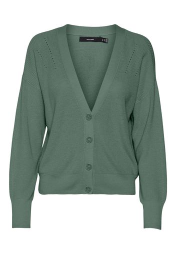 VERO MODA Giacchetta 'NEW LEXSUN'  verde scuro