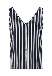 VERO MODA Camicia da donna 'SASHA'  blu notte / bianco