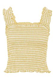 VERO MODA Top 'Kida'  bianco / limone