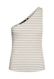 VERO MODA Top 'Tica'  bianco / blu colomba / giallo / rosa