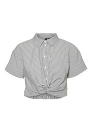 VERO MODA Camicia da donna 'Oca'  blu scuro / bianco