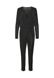 VERO MODA Tuta jumpsuit 'BABYDOLL'  broccato / nero