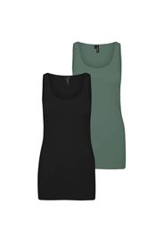 VERO MODA Top 'MAXI'  verde / nero