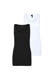 VERO MODA Top 'MAXI'  nero / bianco