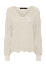 VERO MODA Pullover 'SHINE SCALLOP'  crema