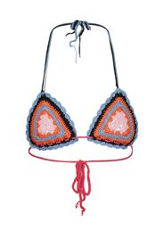VERO MODA Top per bikini 'RENU'  blu / arancione / rosa / nero / bianco