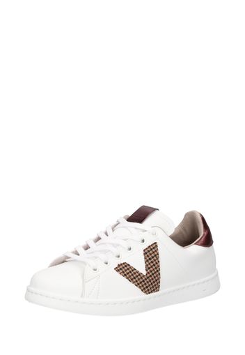 VICTORIA Sneaker bassa  rosso scuro / bianco / marrone