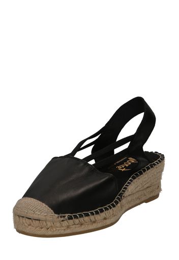 Vidorreta Espadrillas 'NAPA'  nero / beige