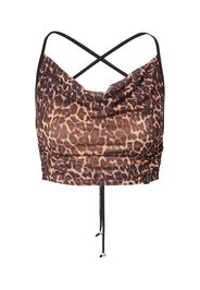 VIERVIER Top 'Joselyn'  marrone / nero