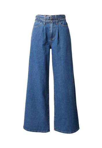 VILA ROUGE Jeans con pieghe 'SPACE'  blu denim