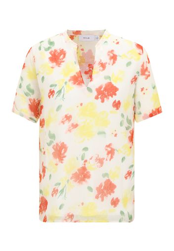 Vila Tall Camicia da donna 'FALIA'  bianco / rosso / giallo / verde