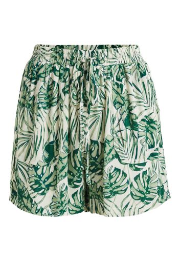 VILA Pantaloni 'Sanne'  verde / bianco naturale / verde chiaro