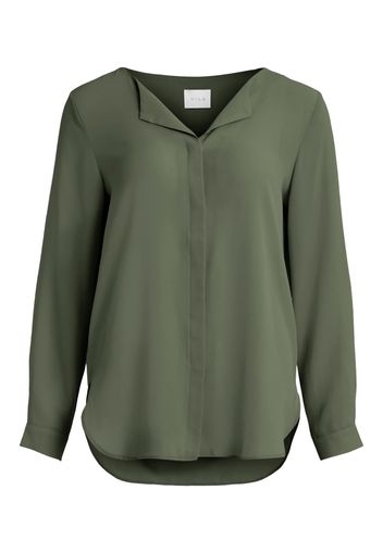 VILA Camicia da donna  verde scuro