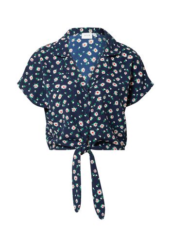 VILA Camicia da donna 'MAGY'  navy / giada / bianco / rosso